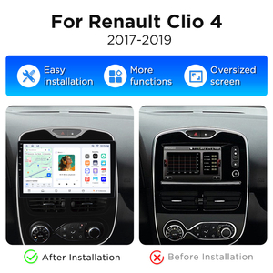 Junsun Android Auto Stereo Touchscreen GPS Navigation Multimedia Radio for Renault Clio 4 2016-2019 Car <b>Wireless</b> Radio Player - Product Image 2