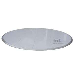 Pista de Baile Redonda Portátil, Estable y Firme, de Madera, para Eventos - Product Image 1