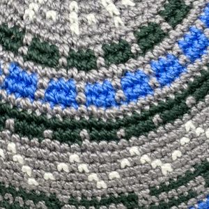 <span class=keywords><strong>DMC</strong></span> fait <span class=keywords><strong>à</strong></span> la main Crochet Kippah 100% <span class=keywords><strong>coton</strong></span> chapeau juif pour hommes garçons enfants pour les scènes d'affaires en plein air motif tricoté pour l'hiver - Product Image 2