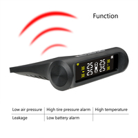 Système de surveillance de la pression des pneus (TPMS) pour camions et voitures, alimenté par énergie solaire USB, avec 2 modes de charge et manomètres intégrés