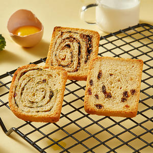 Vente en gros Zhaohui Non frit 285g tranches <span class=keywords><strong>de</strong></span> pain cuites à la vapeur aromatisées aux œufs nourriture instantanée biscuits aux fruits et légumes - Product Image 5