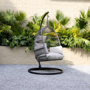Fauteuil suspendu d'extérieur en acier inoxydable, chaise balançoire de jardin en corde tressée, balançoires de patio, chaises <span class=keywords><strong>à</strong></span> <span class=keywords><strong>bascule</strong></span> d'hôtel pour adultes - Product Image 2
