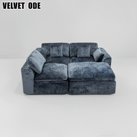 Nouvel Arrivage Canapé Cloud, Fauteuil Compressé, Ensemble de Canapés en L, Mobilier Sectionnel Moderne de Luxe à Assise Profonde et Confortable pour Salon