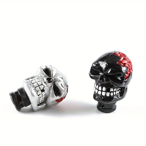 XGS 2025หัวเกียร์รถยนต์แบบคู่หัวจับรูปหัวกะโหลก jdm สำหรับเกียร์อัตโนมัติแบบแมนนวล - Product Image 5