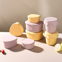 Boîte alimentaire en silicone antiadhésive de 250 ml avec couvercle, adaptée aux adolescents, aux adultes et aux enfants, pour le stockage de repas faits maison