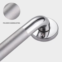 Barres d'appui de sécurité en acier inoxydable 304 pour salle de bain, toilettes, baignoire et douche, pour personnes handicapées