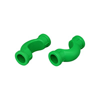 Raccordement de tuyau en plastique PPR 1/2 "3/4" vert PN25 Plug Raccords de tuyau Connecteur Raccords de tuyau PPR