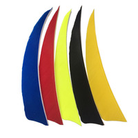 Ventes d'usine Plumes de dindon pour tir à l'arc, type drop de 4 pouces, plumes naturelles, modèle JA0316, 50 pièces, Henan