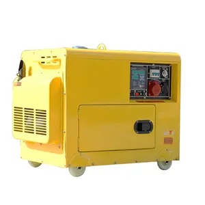 Bison High Efficiency 5KW Portable Small Diesel Power Super Silent Diesel Generators