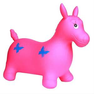 Les enfants matériels de PVC de prix usine montent sur le cheval sautant gonflable plein d'entrain de jouets pour des enfants - Product Image 1
