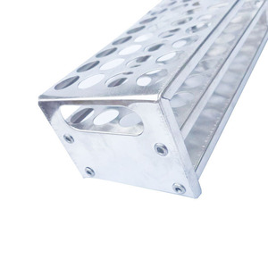 Estante de aluminio para tubos de ensayo de 40 pozos, estante multiwell de laboratorio para uso médico y didáctico - Product Image 1