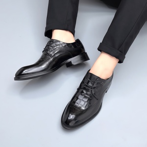 <span class=keywords><strong>Chaussures</strong></span> de ville brogues de luxe pour <span class=keywords><strong>hommes</strong></span> en cuir véritable, style britannique, respirantes et antidérapantes, collection automne - Product Image 3