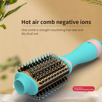 Brosse sèche-cheveux électrique 1300W avec revêtement céramique, volumateur en une étape, outils de coiffage à air chaud 1000W