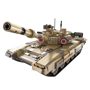 Tanque <span class=keywords><strong>de</strong></span> Batalla Rey <span class=keywords><strong>de</strong></span> la <span class=keywords><strong>Guerra</strong></span> <span class=keywords><strong>de</strong></span> Bloques <span class=keywords><strong>de</strong></span> Construcción DIY, Escala 1:10, Tanque <span class=keywords><strong>de</strong></span> Batalla Principal Ruso Blindado T90 - Product Image 1