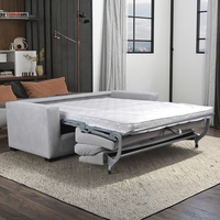Vente directe d'usine, canapé-lit convertible pliable multifonctionnel en tissu moderne personnalisable