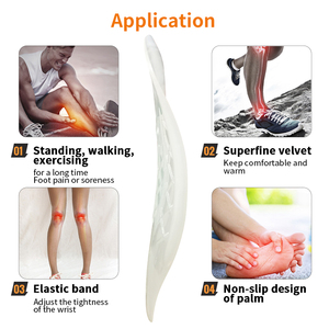 TPU Arch Support Bow Legs Correction 3/4 Length Flat Foot Orthopedic <strong>Orthotics</strong> Insoles - Product Image 4