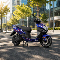 Moto électrique Hanbird E8 puissante 72V, fabriquée en Chine, très vendue, avec une vitesse maximale de plus de 80 km/h et une grande pédale.