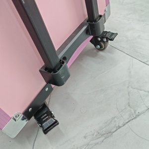 Maletín de Manicura <span class=keywords><strong>para</strong></span> Técnico de <span class=keywords><strong>Uñas</strong></span> <span class=keywords><strong>con</strong></span> <span class=keywords><strong>Mesa</strong></span> y Ruedas Estuche de Maquillaje Profesional - Product Image 6