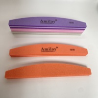 Lime à ongles compacte en éponge émeri haute résilience, lime à ongles en éponge, logo personnalisé, vente en gros, faible MOQ, OEM