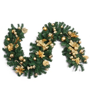 Dây trang trí Giáng sinh nhân tạo 9ft 270 nhánh, dây trang trí lễ hội, dây trang trí ngoài trời, đồ trang trí Giáng sinh - Product Image 6