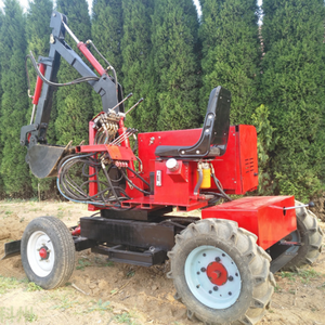 Fabriek Prijs Betrouwbare Kwaliteit Getrokken Backhoe Mini Graafmachine - Product Image 6