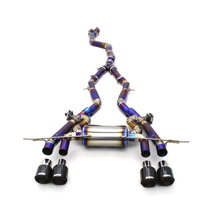 Sistema de <span class=keywords><strong>escape</strong></span> COC Catback para <span class=keywords><strong>BMW</strong></span> <span class=keywords><strong>M4</strong></span> G8X 3,0 T 2021-2023 <span class=keywords><strong>Escape</strong></span> de titanio con puntas de <span class=keywords><strong>escape</strong></span> de fibra de carbono <span class=keywords><strong>Escape</strong></span> Catback - Product Image 1