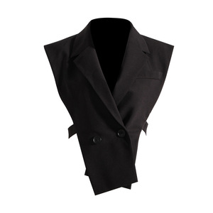 Nuovo Design Unico Vintage: Gilet <span class=keywords><strong>Incrociato</strong></span> con Blusa, Camicia da Donna con Maniche a Sbuffo, Set Due Pezzi Blusa e <span class=keywords><strong>Top</strong></span> - Product Image 2
