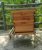 Nouveau support de ruche en acier inoxydable 201 - Support de ruche robuste et durable avec support de cadre adapté aux ruches à 8/10 cadres