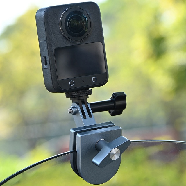 For DJI Action Camera Motorcycle Windshield Mount for Action 5/GoPro Riding Windshield Mount Accessories