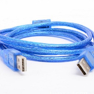 Transparent Blue Usb A To A <b>Cable</b> 1.5M Pure Copper Conductor <b>For</b> <b>Computer</b> Data Transfer - Product Image 2