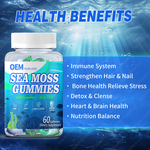 Vente à chaud de bonbons à la mousse de mer végétalienne biologique avec Irish SeaMoss Bulk Bladderwrack racine de bardane sureau pour un soutien sain - Product Image 3