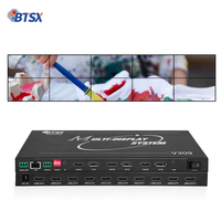 Processeur industriel Bitvisus 8K multicanal avec puce FPGA, 3xHDMI2.0/DP1.2, 10xHDMI, prend en charge 6Kx4K, horloge de pixel 600 MHz, commande VR