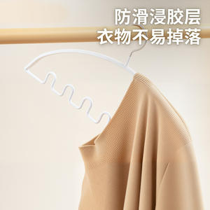 Colgador de ropa Xitianlong con forma de onda, antideslizante, para guardar corbatas y ropa interior, tipo gancho, para uso en el hogar, dormitorio de estudiantes. - Product Image 2