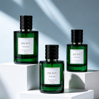 Flacon pulvérisateur de parfum vide en verre cylindrique de 30 ml et 50 ml avec logo personnalisé de qualité supérieure, pulvérisateur à brume fine, emballage cosmétique OEM ODM