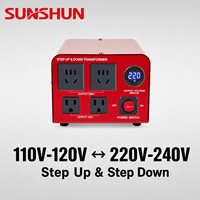 Transformador de Potencia Monofásico de 4000W 5KVA, CE CQC, Tipo Seco, Bobina Toroidal, Uso Doméstico, Bidireccional, 110V 120V 220V