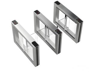 RFID LED Swing Turnstile Barrier Gate for VIP Mall Office Entry System - Product Image 1