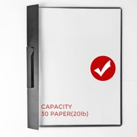 PP plastique Swing Clip dossier de fichiers présentation transparente dossiers d'affaires Documents bureau multi-pages classeur monobloc