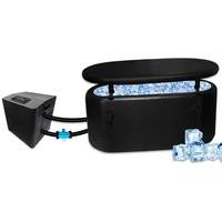 Vanace 2/3HP Refroidisseur d'eau 700L Bain de glace plongeant froid gonflable avec refroidisseur 0.75HP pour les athlètes Sports Récupération