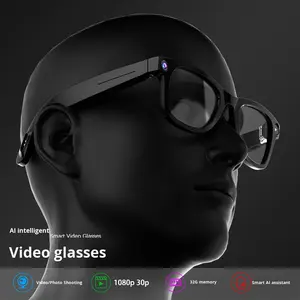 Occhiali Intelligenti AI con <span class=keywords><strong>Fotocamera</strong></span> 800W, Registrazione Video 1080p, Riconoscimento Foto e Traduzione Simultanea per Musica e Telefono - Product Image 2