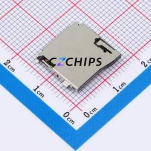 TF-122-CCP9 SD Card / Memory Card Connector SMD Connector Self-Return Type MicroSD Card (TF Card) Card Holder With - Product Image 1