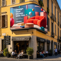 Affichage LED extérieur étanche IP66 P6.67 haute luminosité 1080P HDR10 pour publicité sur les places et les bâtiments