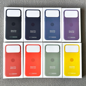 เคสโทรศัพท์ซิลิโคนเหลวพรีเมียม S080 เคสซิลิโคนกันกระแทกสำหรับ iPhone 17 18 Pro Max Series ขายส่ง - Product Image 1