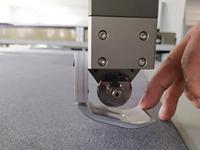 Outil rotatif à traînée pour couper les lignes pointillées sur une machine à découper les couteaux CNC