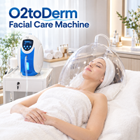 Nouvel appareil coréen O2toDerm pour masque facial à oxygène pur O2derm, machine d'infusion d'oxygène avec dôme