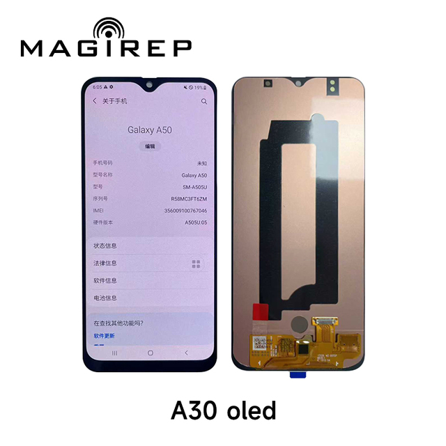 For Factory Price LCD Replacement Screen for Samsung A30 OLED Mobile Phone Lcds Telephone Display Lcd Phones Wholesaled