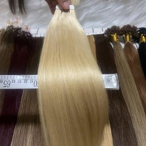 European Virgin Double Drawn Russian Remy <b>Hair</b> High Quality Natural Invisible Tape-in Straight <b>Style</b> <b>Hair</b> Extensions - Product Image 1