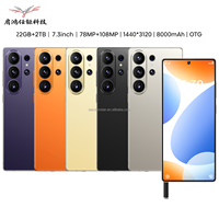 Jam Tangan Pintar Layar Besar 12+512GB S26 Ultra Deca Core 108MP Layar HD LTE Bahasa Inggris Prancis CDMA Android 15 Dual SIM