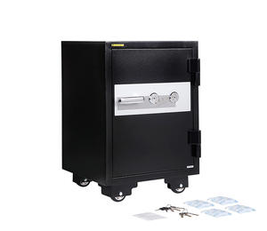 Cassaforte Ignifuga di Alta Qualità con Doppia Chiave, Robusta Cassaforte Segreta per Casa, Impermeabile e Resistente al Fuoco - Product Image 3