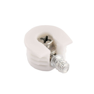 Soporte de Plástico para Estantes con Tornillo Oculto, Soporte para Librerías y Armarios de Madera, Fácil Instalación, Estilo Moderno y Simple - Product Image 2