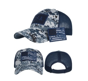 Gorra de Béisbol con Logotipo Americano, Gorras de Béisbol Deportivas de Camuflaje, Gorra Bordada para Viajes, Campamento y Senderismo - Product Image 4